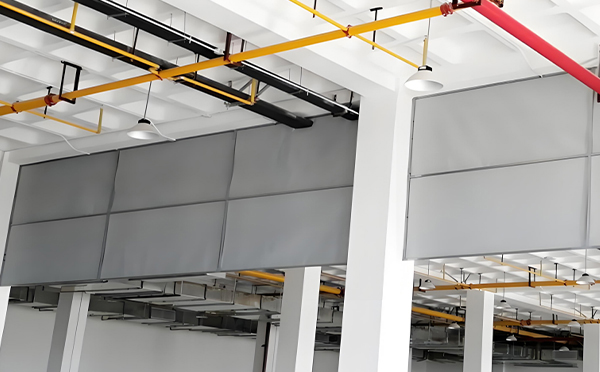 商场防烟分区常闭节点:金台挡烟垂壁高度与控制器接线图解 商场防烟分区常闭节点:金台挡烟垂壁高度与控制器接线图解